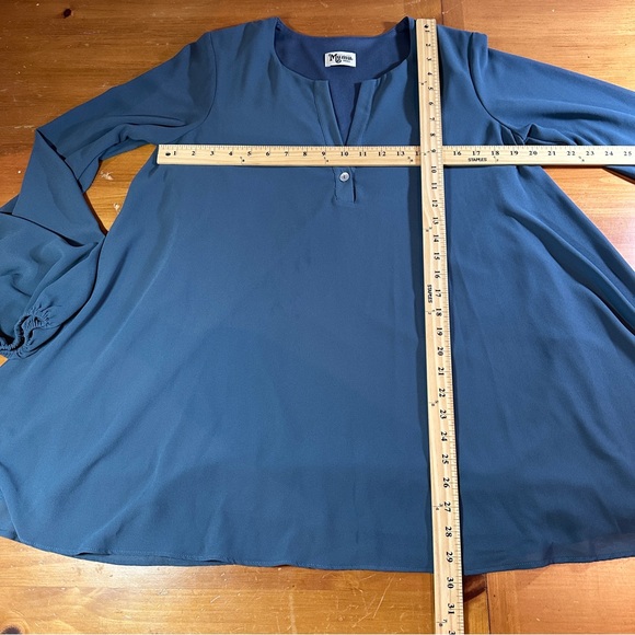 Show Me Your MuMu Women’s Blue Jamie Tunic Mini Dress - Size Small - Picture 3 of 8